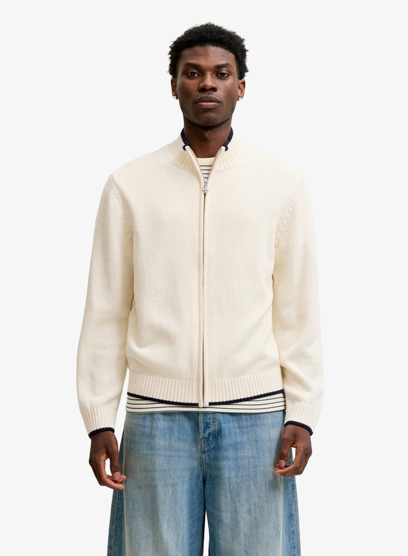 JACK & JONES Casual Zipup Cardigan - Image 1