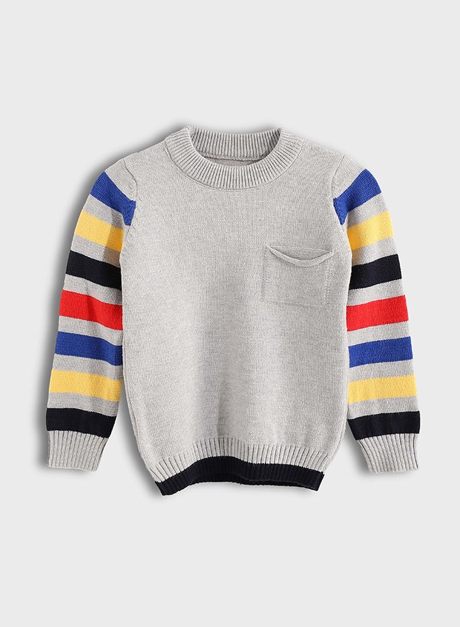 ريد سيركل بلوفر أطفال بجيب على الصدر - Image 1