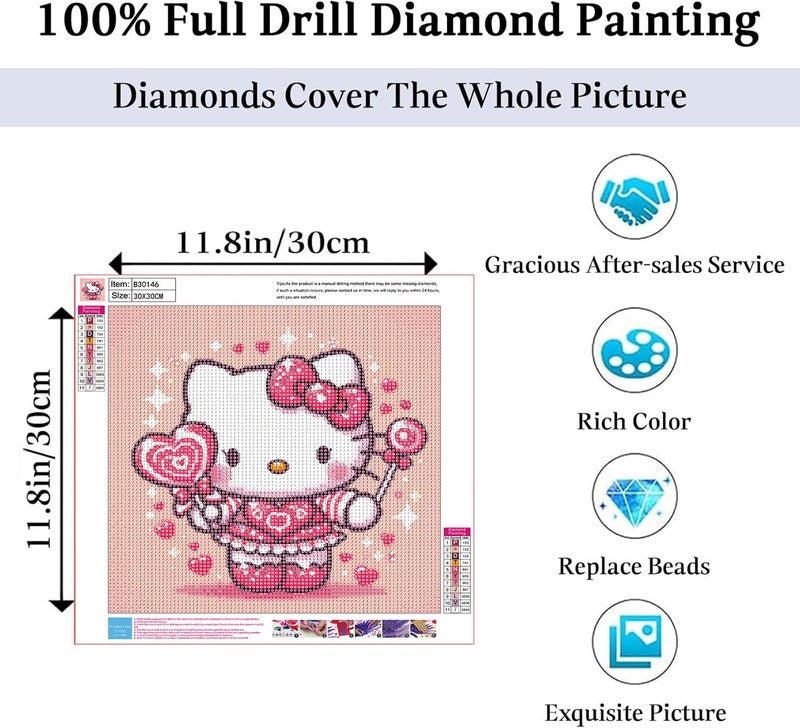 JAKI Diamond Art Painting Kits for Adults-Diamond Art for Adults,Full Drill Diamond Art Kits for Gift Home Wall Decor(12x12inch) - Image 2