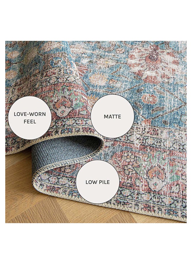 KNOT HOME - Vince Sky 400 x 300 cm Carpet Knot Home Designer Rug for Bedroom Living Dining Room Office Soft Non-slip Area Textile Decor - Image 1