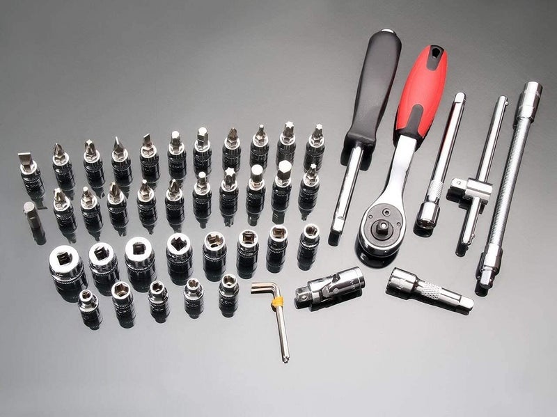 SNE 46 in 1 Pcs Tool Kit & Screwdriver and Socket Set Multi Purpose Combination Tool Case Precision Socket Set With 10 in 1 Pcs Wrench Tool Kit - Image 3