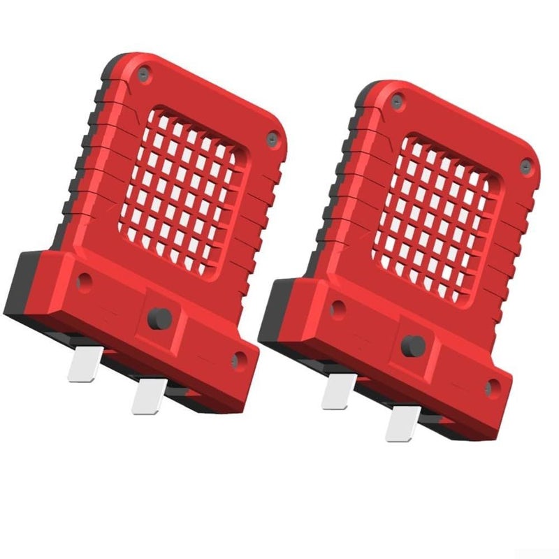 Orange 2PCS 14W LED Work Light Floodlight For 21V Power Tool Batteries Adjustable Socket For Jobsite Camping - Image 2