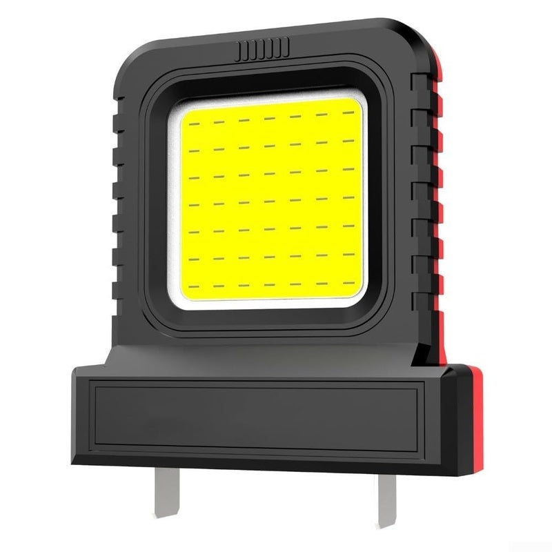 Orange 2PCS 14W LED Work Light Floodlight For 21V Power Tool Batteries Adjustable Socket For Jobsite Camping - Image 3