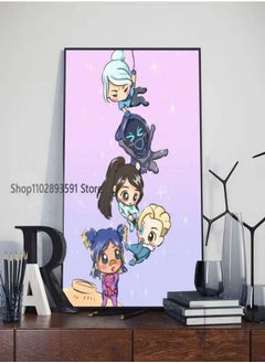 (Assembly frame) Video Game Valorant Poster Print, Bedroom, Entrance, Bar, Cafe, Art,  Decor, Home, 1Pc