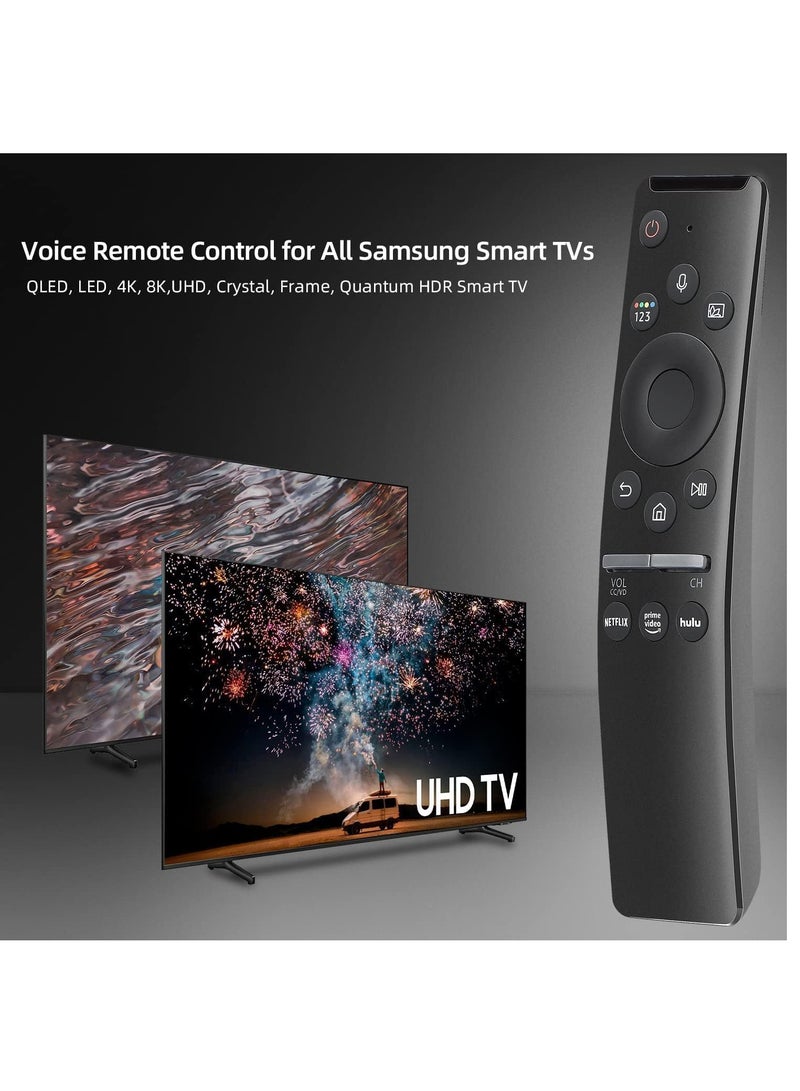 ELTRAZONE Universal Voice Remote Control for Samsung Smart TV LED QLED 4K 8K UHD Crystal Frame HDR Curved Smart TVs, with Shortcut Buttons for Netflix, Prime Video, Hulu (ELT-SM01) - Image 2