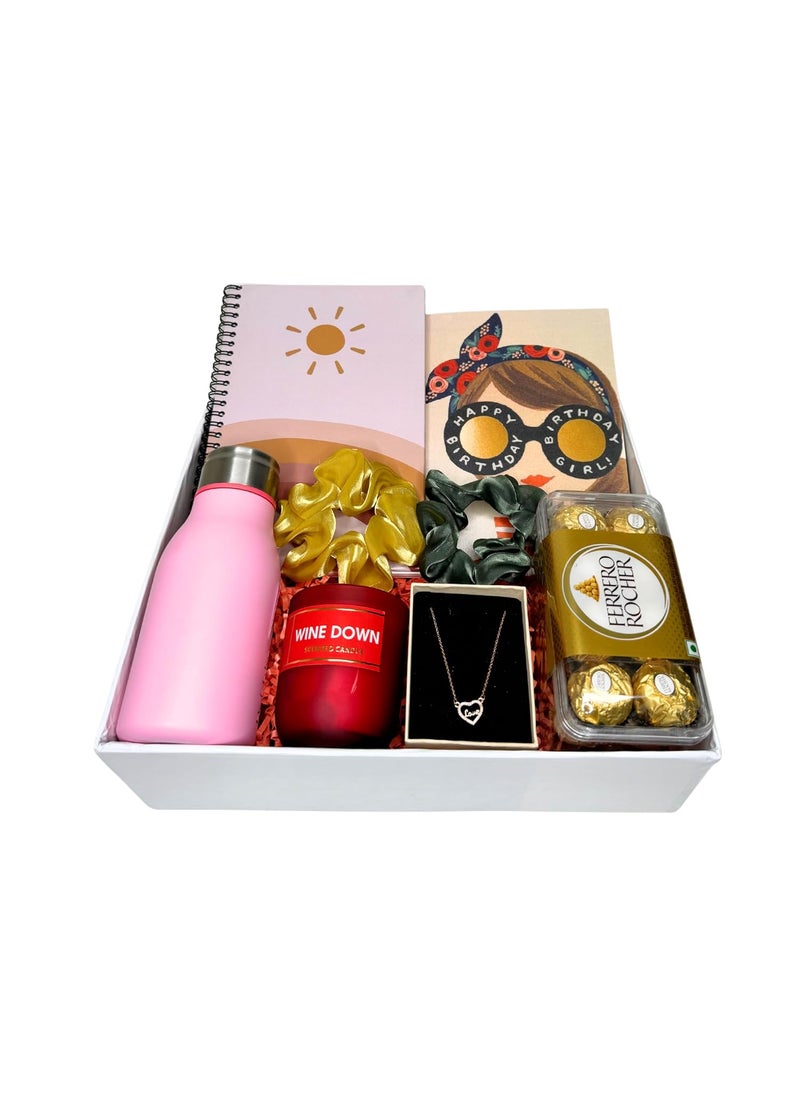 NorthLand Northland Happy Birthday Gift Hamper for Women, Her, Wife, Girlfriend, Sister, Girl, Her, Best Friend - Unique Birthday Gift for Women Birthday Gift for Her Special Birthday Gift for Girls Special Unique Birthday Gift Hamper for Women Birthday Gifts for Women  - Image 1