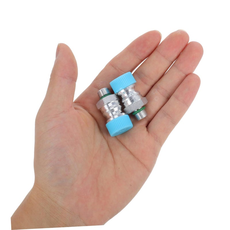 2Pcs AC Valve Core Replacement Kit High Pressure Connector Easy Installation - Image 5