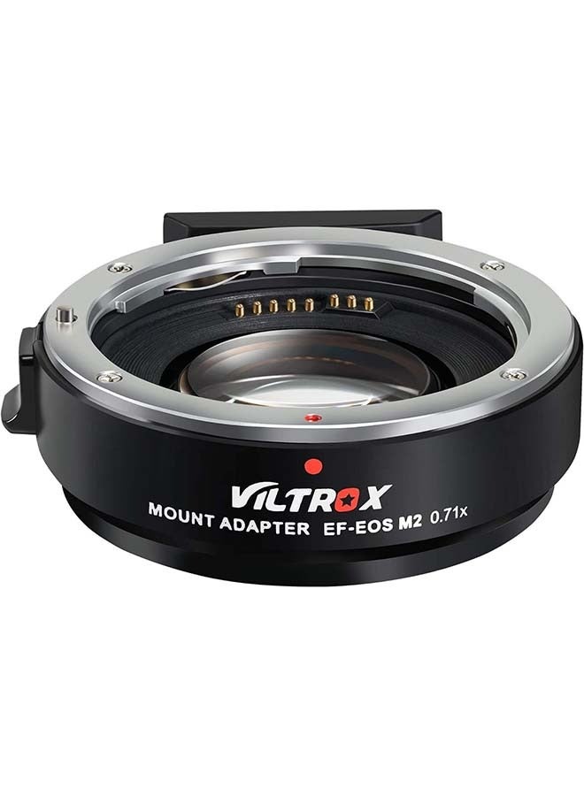 VILTROX VILTROX EF-EOS M2 Speed Booster 0.71x Canon EF Lens to EF-M Mount Speedbooster for Canon m50 ii m6 ii m200 m50 m6 m5  - Image 1