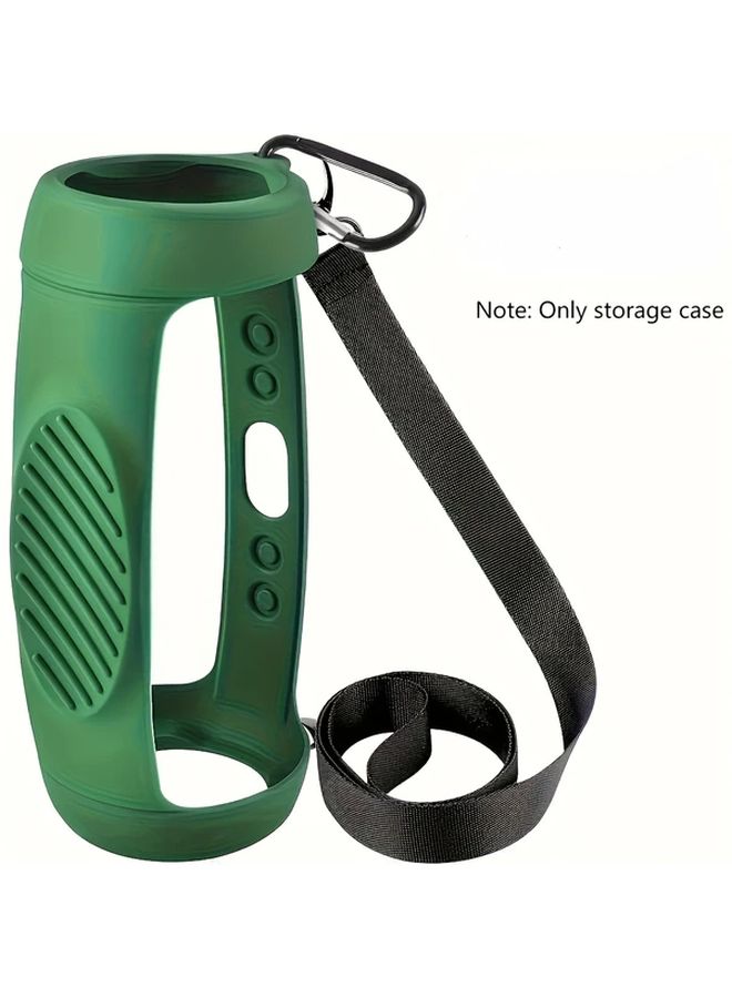 Black Heavy Duty Gel Case for JBL Charge 5 With Shoulder Strap - Image 5
