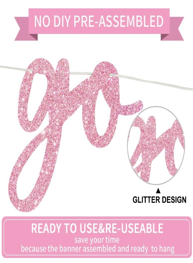 بيشيدا لافتة عيد ميلاد بيشيدا "Go Shawty It's Your Birthday" - لا حاجة للتجميع - تصميم هيب هوب - لافتة عيد ميلاد سعيد جاهزة - لافتة عيد ميلاد سعيد بتصميم راب - للرجال والنساء - لوازم حفلات عيد ميلاد - لون وردي لامع - Image 3