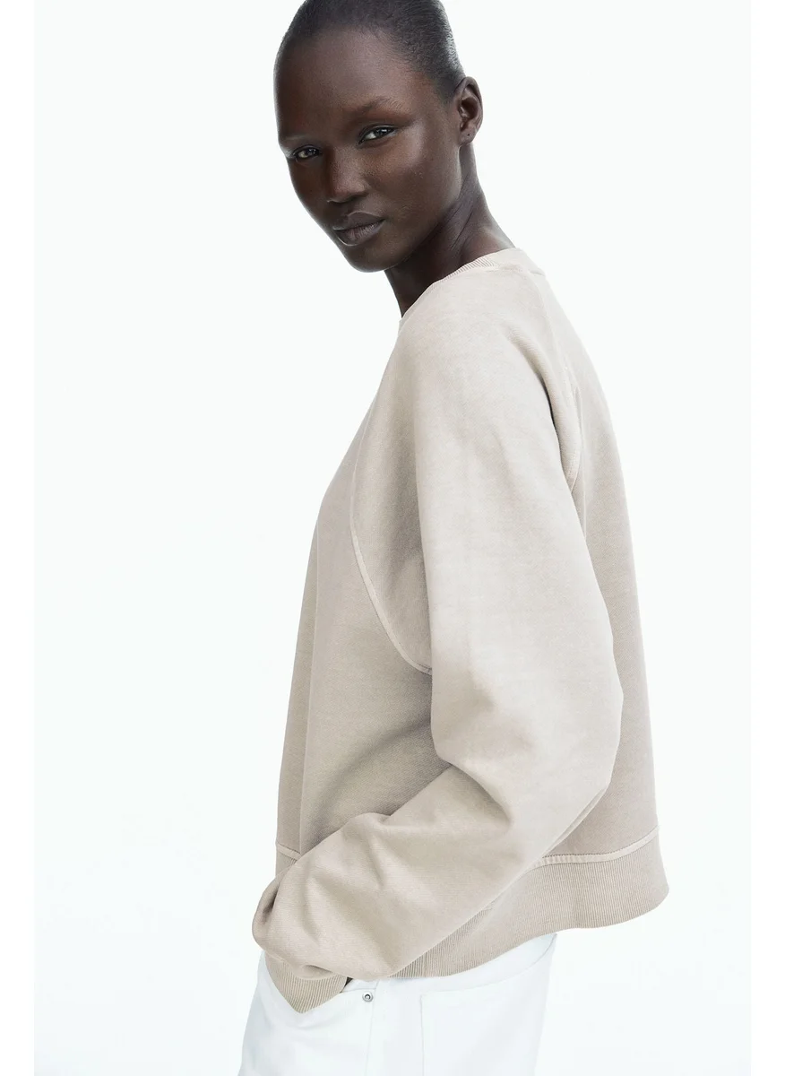 اتش اند ام Washed Cotton Sweatshirt