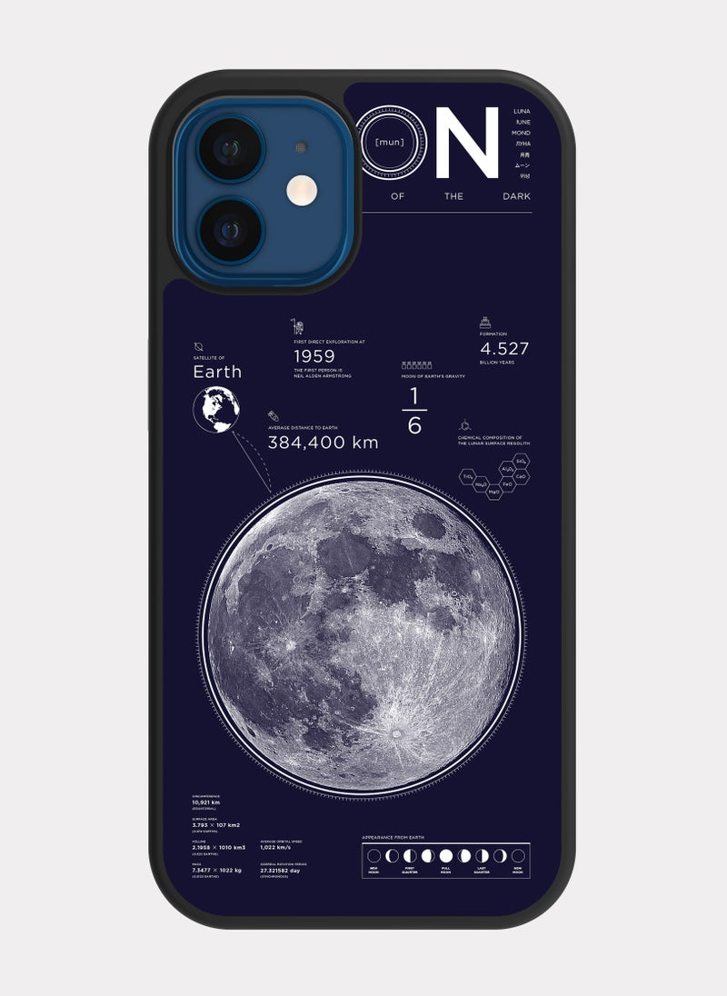 بكسلات كفر ايفون 12 القمر ابيض - Image 1