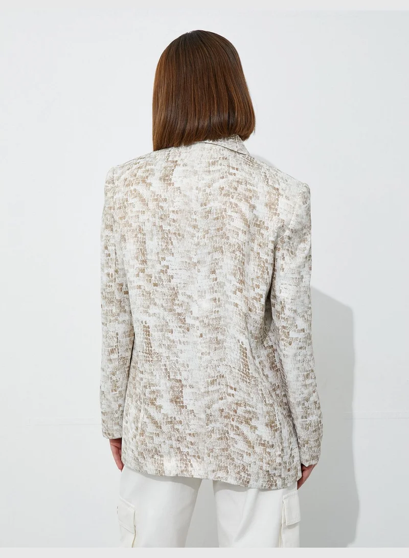 KOTON One Button Blazer Jacket