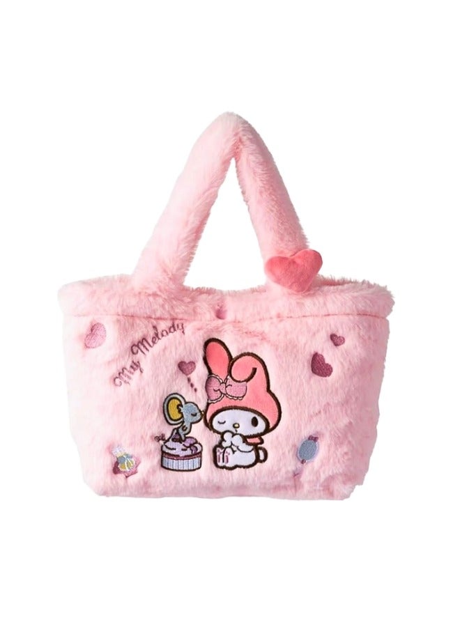 Sanrio Kawaii My Melody Mini Plush Anime Cartoon Handbags  - Image 1