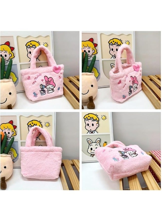 Sanrio Kawaii My Melody Mini Plush Anime Cartoon Handbags  - Image 3