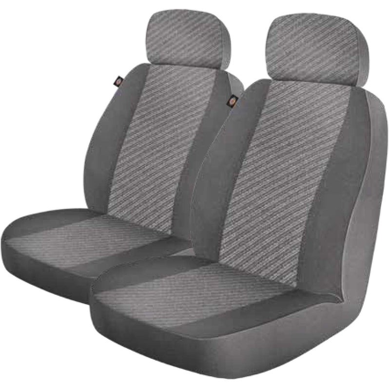 DICKIES 3003418LD, Morrisey Gray 2-Piece Seat Cover Set, Grey - Image 3