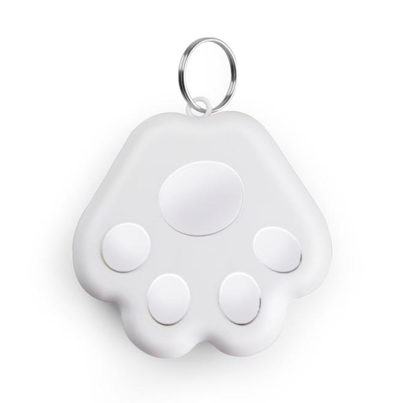 Smart GPS Tracker: White, BT 4.0 Stable Connection, Bi-direction Anti-lost Alarm - Parking Site Locator, Selfie Shutter for Kids Pets Belongings Tracking - Image 1