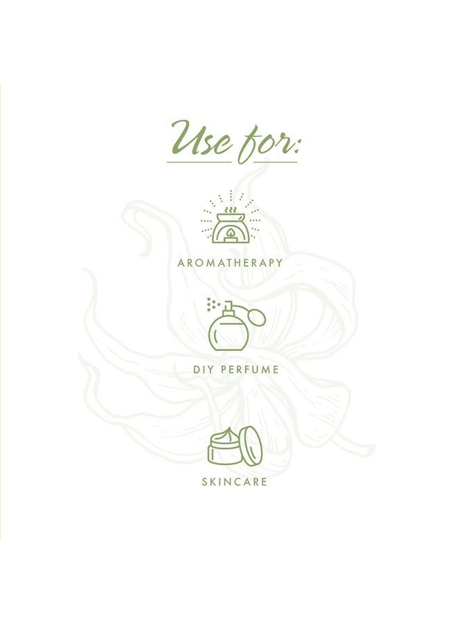 now Essential Oils, Ylang Ylang Extra Oil, Comforting Aromatherapy Scent, Steam Distilled, 100% Pure, Vegan, Child Resistant Cap, 1-Ounce - Image 5