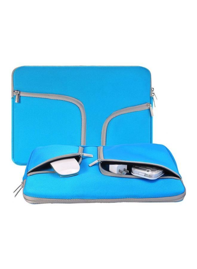 NIBEMINENT Protective Sleeve Bag For Apple MacBook Air/MacBook Pro Retina 13-Inch Blue/Silver  - Image 3