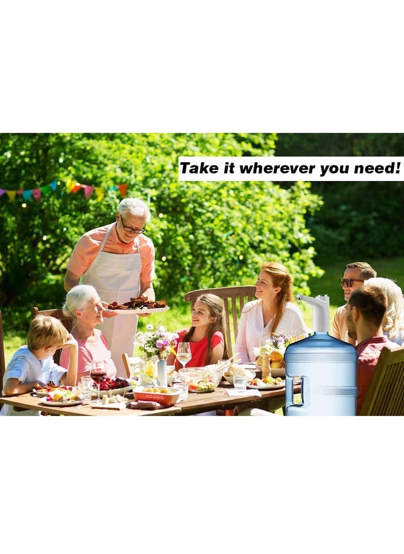 JAJEEK NEW Upgraded 5 Gallon Water Dispenser – Electronic Drinking Water Pump, Convenient for Home, Office, and Outdoor Activities – Portable, Easy to Use, and Efficient  - Image 3