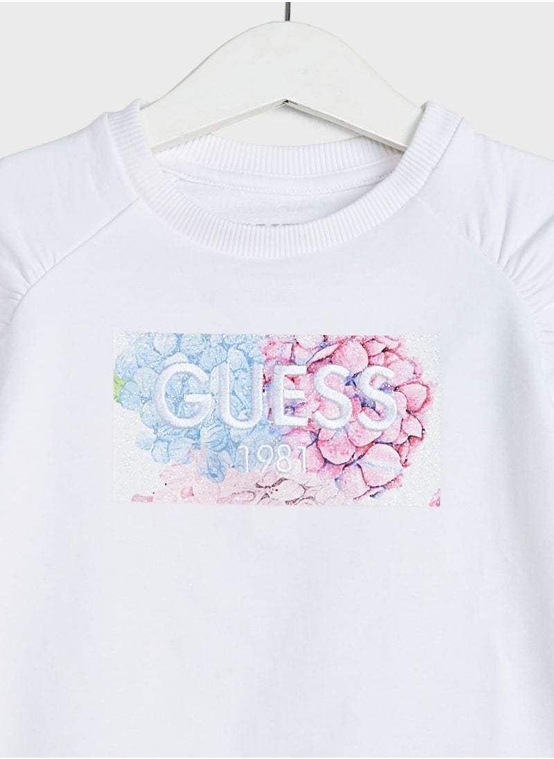 GUESS - Kids Logo Sweatshirt - Image 1