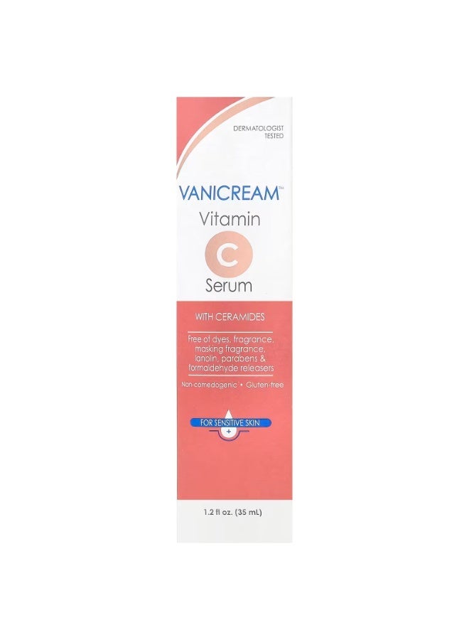 Vanicream, Vitamin C Serum with Ceramides, For Sensitive Skin, 1.2 fl oz (35 ml) - Image 2