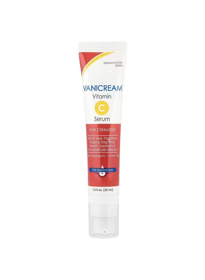 Vanicream, Vitamin C Serum with Ceramides, For Sensitive Skin, 1.2 fl oz (35 ml) - Image 1