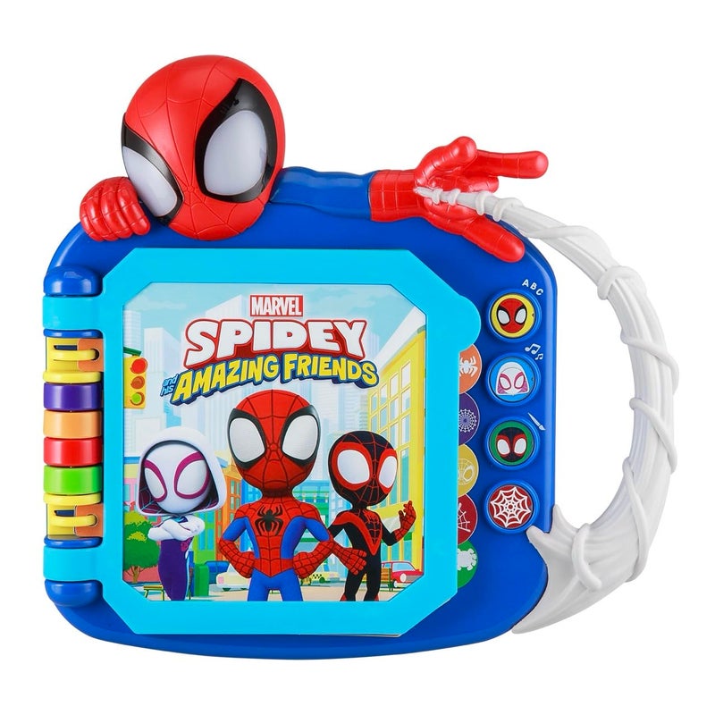 eKids Spidey and His Amazing Friends Book Toddler Toys with Builtin Preschool Learning Games Educational Toys for Toddlers - Image 3