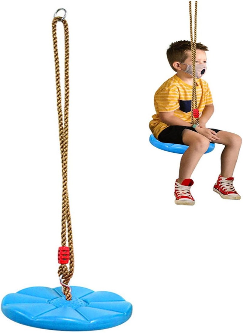 GGOOT - Saucer Tree Swing, Round Tree Swing for Outdoor Use, Slide Playsets Rainbow Kids Swings 300lbs Weight Capacity - Image 1