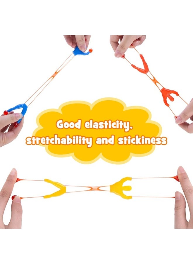 Shindel شيندل 50 قطعة من متسلقي الجدران المرنين، ألعاب لاصقة للجدران، مجموعة هدايا للحفلات للأطفال، ألعاب فidget ممتعة، جوائز صفية، حشوات بيض سلة عيد الفصح للأطفال - Image 1