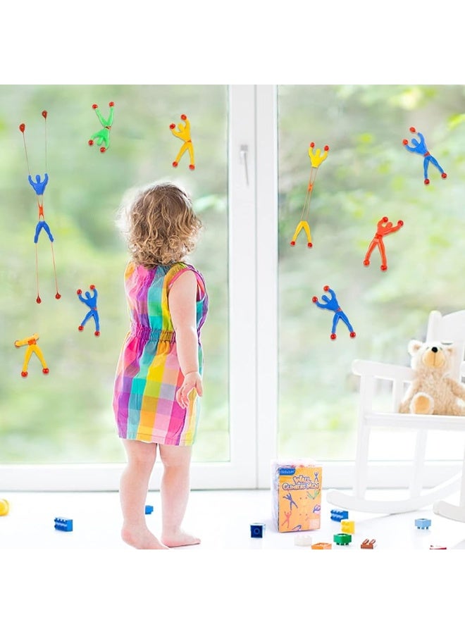 Shindel شيندل 50 قطعة من متسلقي الجدران المرنين، ألعاب لاصقة للجدران، مجموعة هدايا للحفلات للأطفال، ألعاب فidget ممتعة، جوائز صفية، حشوات بيض سلة عيد الفصح للأطفال - Image 5