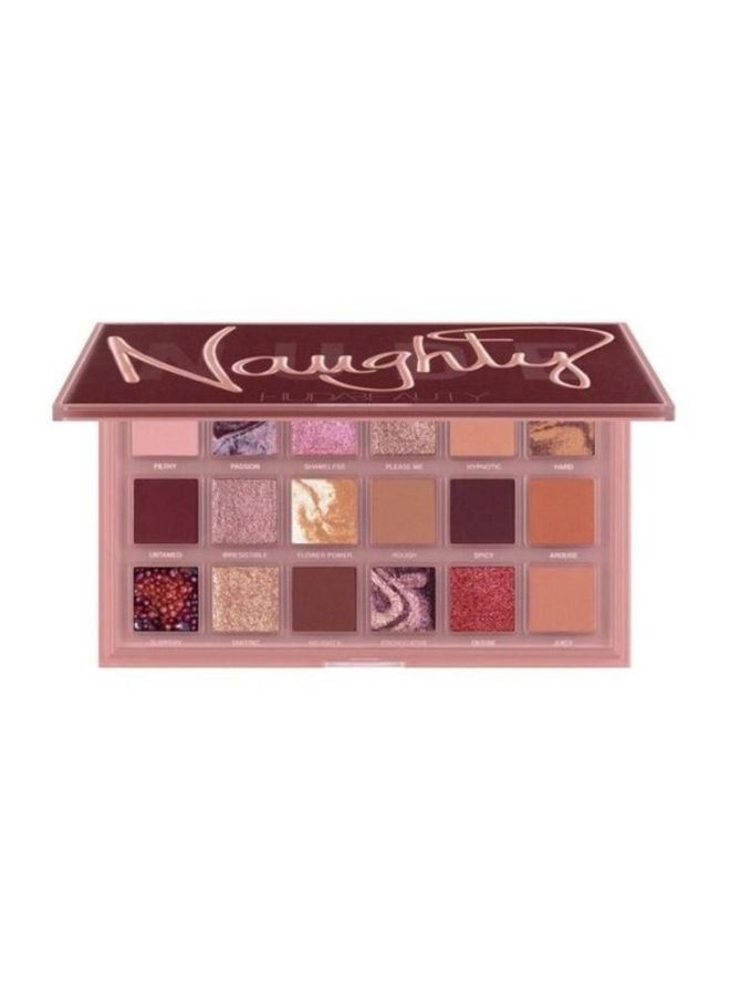 HUDA BB Naughty Nude 18-Shade Eyeshadow Palette Pink/Brown/Beige - Image 1
