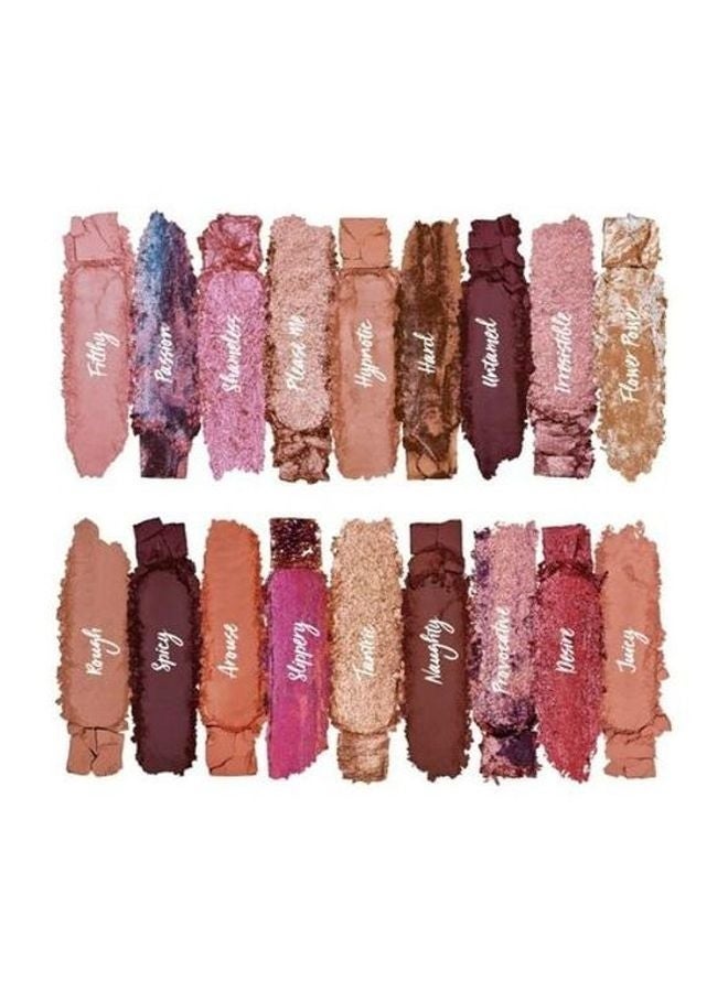 HUDA BB Naughty Nude 18-Shade Eyeshadow Palette Pink/Brown/Beige - Image 3