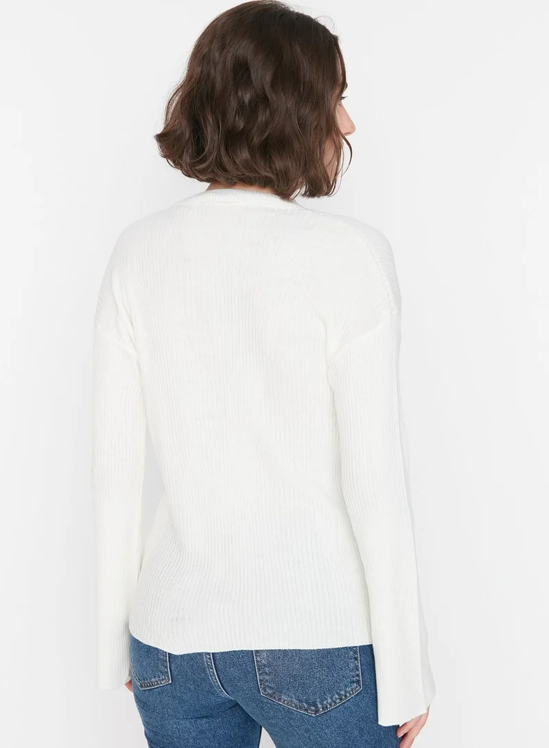 trendyol Button Detailed Knitted Sweater