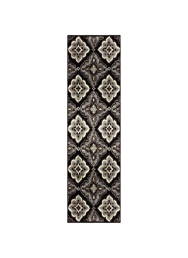 Superior Area Rugs For Bedroom Farmhouse Kitchen Entryway Laundry Room ; Living Room Decor ; Crawford Collection 2' 7"' X 8' Black  - Image 3