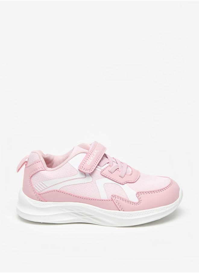 Oaklan by Shoexpress Panelled Sports Shoes with Hook and Loop Closure  - Image 3