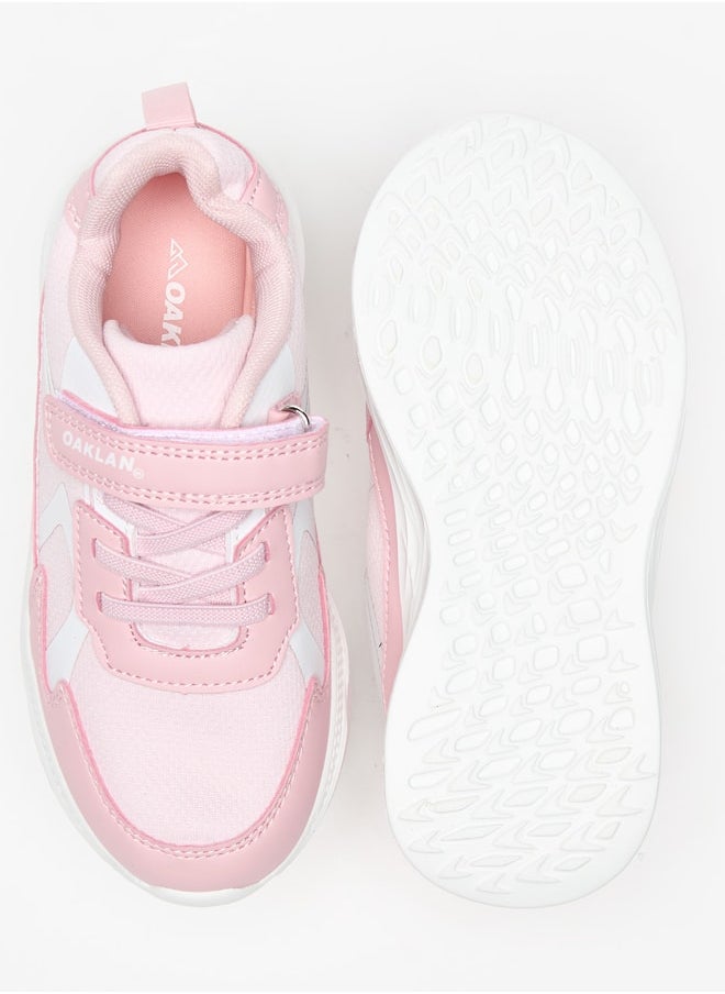 Oaklan by Shoexpress Panelled Sports Shoes with Hook and Loop Closure  - Image 4