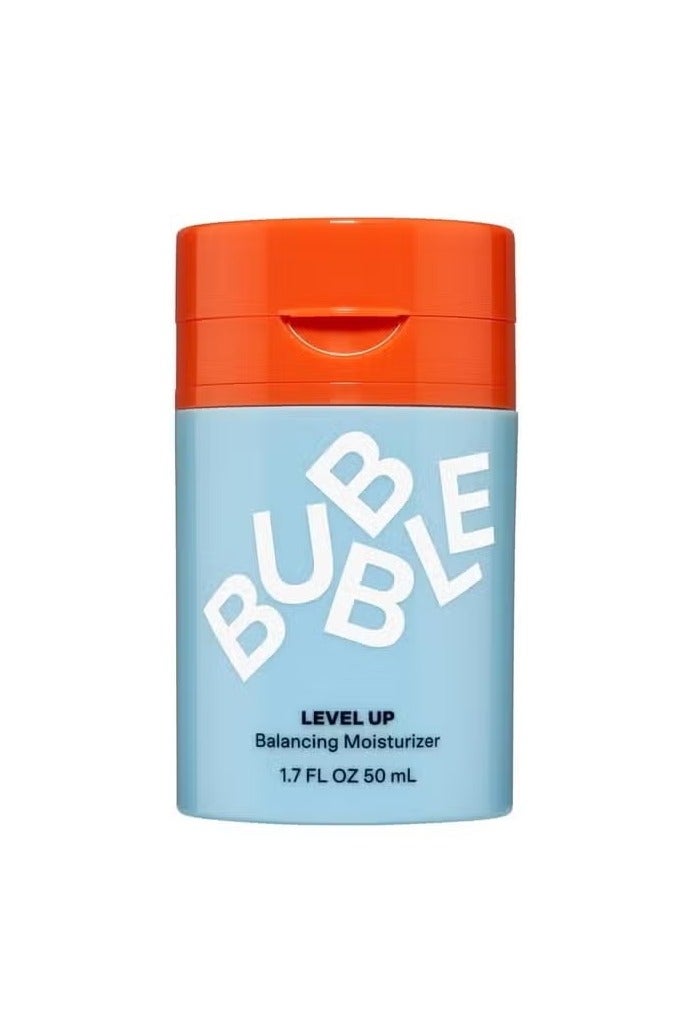 Bubble Skincare Level Up Balancing Face Moisturizer - Hydrating Gel Moisturizer Formulated with Zinc PCA + Niacinamide for Improved Texture & Radiance - Skin Care for Oily or Combination Skin (50ml) - Image 1