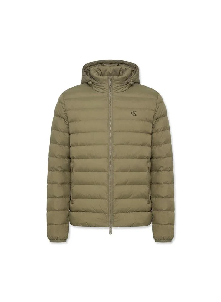 Calvin Klein Jeans  Lightweight Packable Hood Puffer Jacket for Men | Best Price UAE