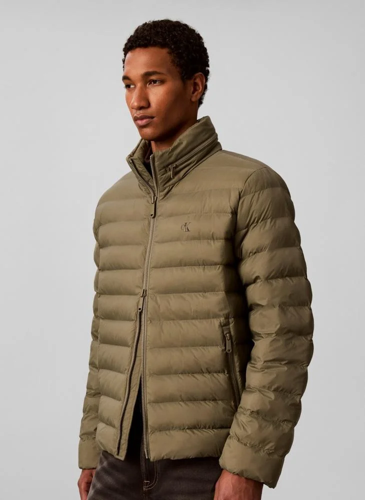 Calvin Klein Jeans  Lightweight Packable Hood Puffer Jacket for Men | Best Price UAE