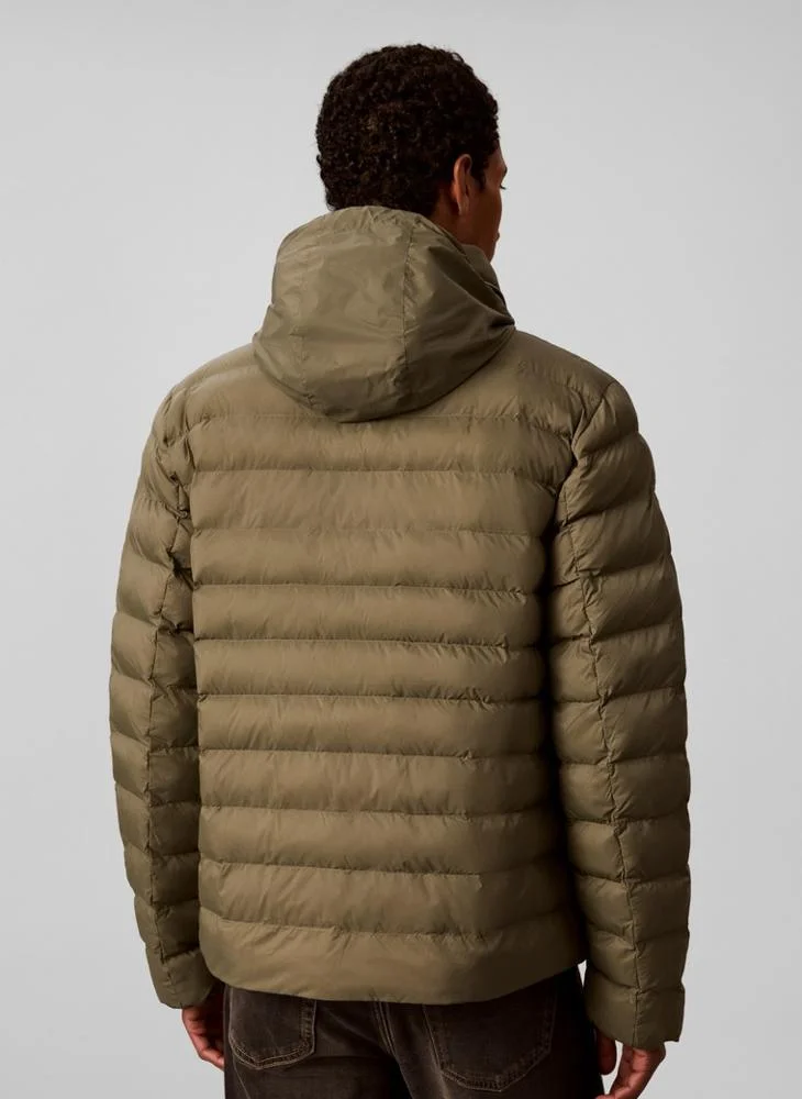 Calvin Klein Jeans  Lightweight Packable Hood Puffer Jacket for Men | Best Price UAE