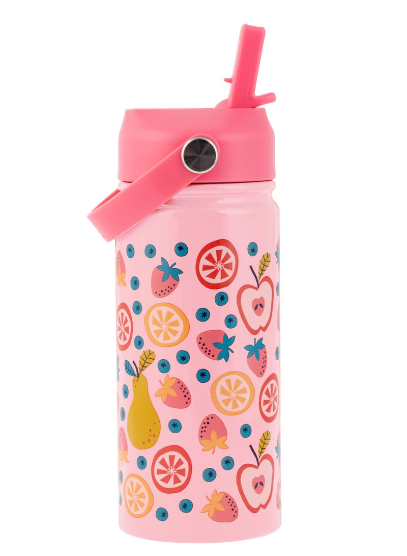 Stephen Joseph زجاجة مياه من الفولاذ المقاوم للصدأ مع مقبض فواكه - Image 1