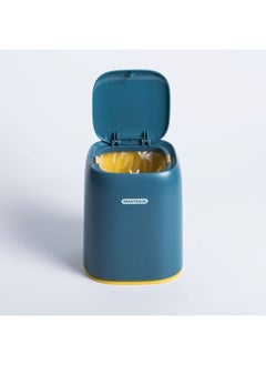 DANUBE HOME Kitchen Essentials Desktop Trash Can - 1200 ml - Greyish White - 13.8x13.8x16.9 cm  - Image 4
