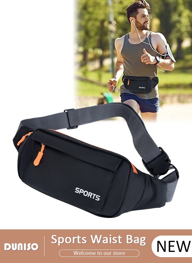 DUNISO Waist Pack for Men Women, Crossbody Waist Bag Pack Belt Bag for Travel Walking Running Hiking Cycling, Pouch Hip Bum Bag Chest Bag with Adjustable Strap For Gym Fitness Workout Travel Work Commuting  - Image 1