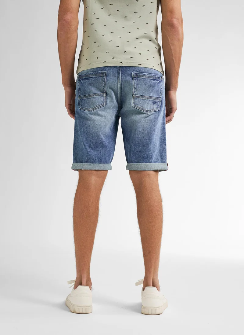 بترول اندستريز Men Shorts Denim