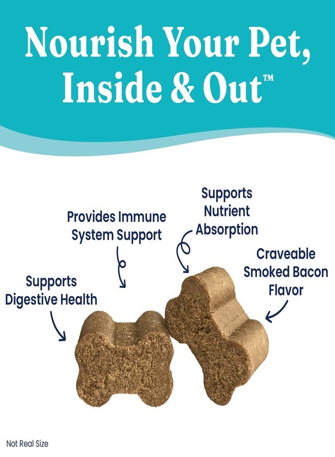 Solid Gold Dog Probiotics for Digestive Health - Probiotics for Dogs with Fiber & Digestive Enzymes for Bowel Support & Gut Health - Bacon Flavor Soft Chews to Support Digestion for All Ages - 120ct - Image 4