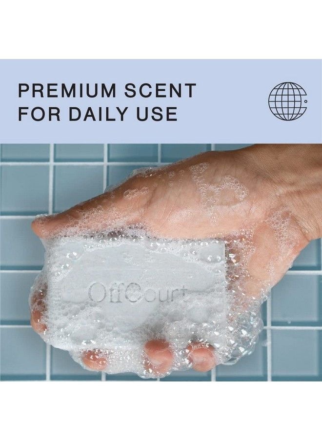 OffCourt - Exfoliating Body Soap Deep Cleansing And Best Exfoliating Soap For Men And Women. Nondrying Bar And Medium Strength Fresh Citrus Scent. For All Skin Types (5Oz 3 Pack) - Image 1