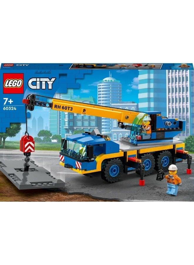 LEGO City Mobile Crane 60324 Building Kit (340 Pieces) - Image 1