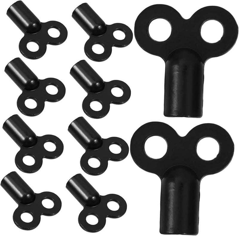 10 Piece Radiator Bleed Keys Set For Air Plumbing And Water Spigot Multi Tool - Image 1