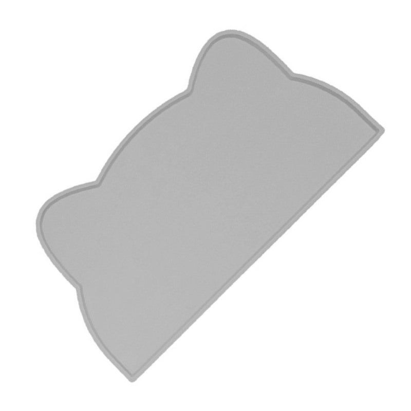 Cat Bowl Mat 17.3 X 9.8 Inches Large Size Soft Silicone - Raised Edge Spill Proof Pet Food Mat for Kitchen Floor - Image 3